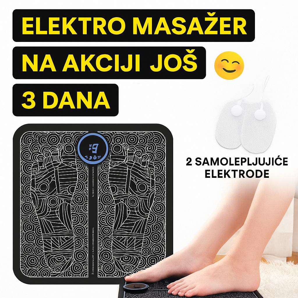 Elektro masažer 2u1 – NOVI MODEL (2 elektrode GRATIS)