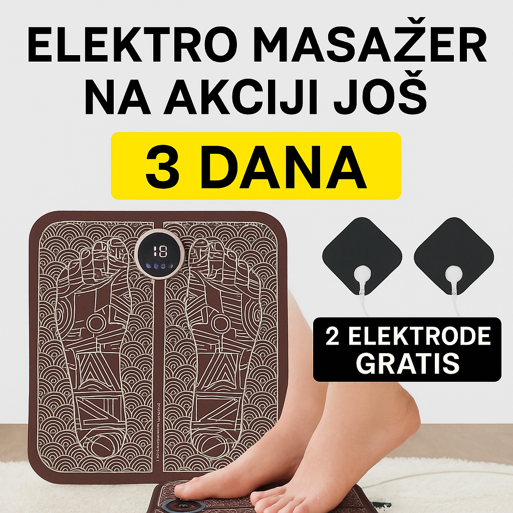 Elektro masažer 2u1 – NOVI MODEL (2 elektrode GRATIS)