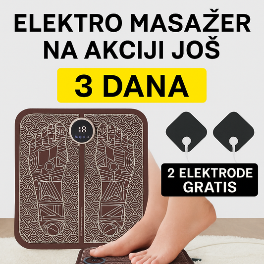 Elektro masažer 2u1 – NOVI MODEL (2 elektrode GRATIS)