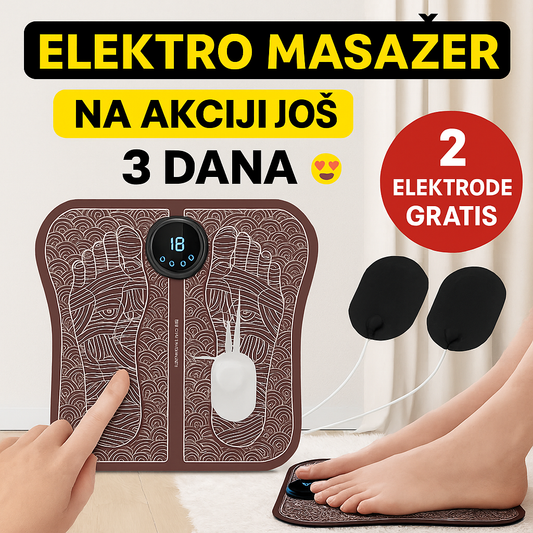 Elektro masažer za stopala - NOVI MODEL SA ELEKTRODAMA