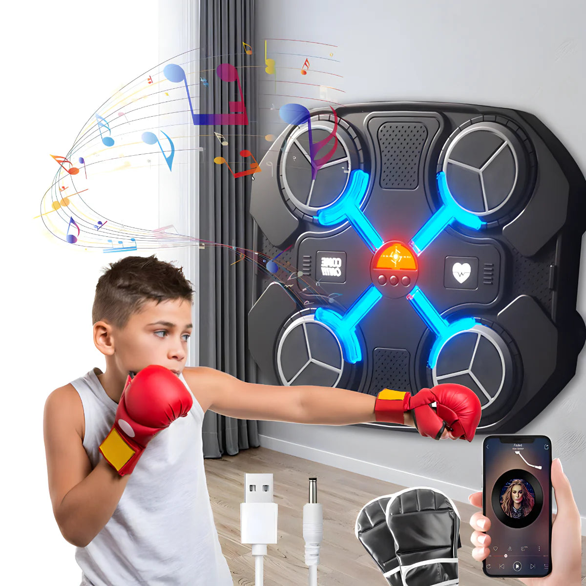 Muzička Tabla za Box + Par Rukavica GRATIS