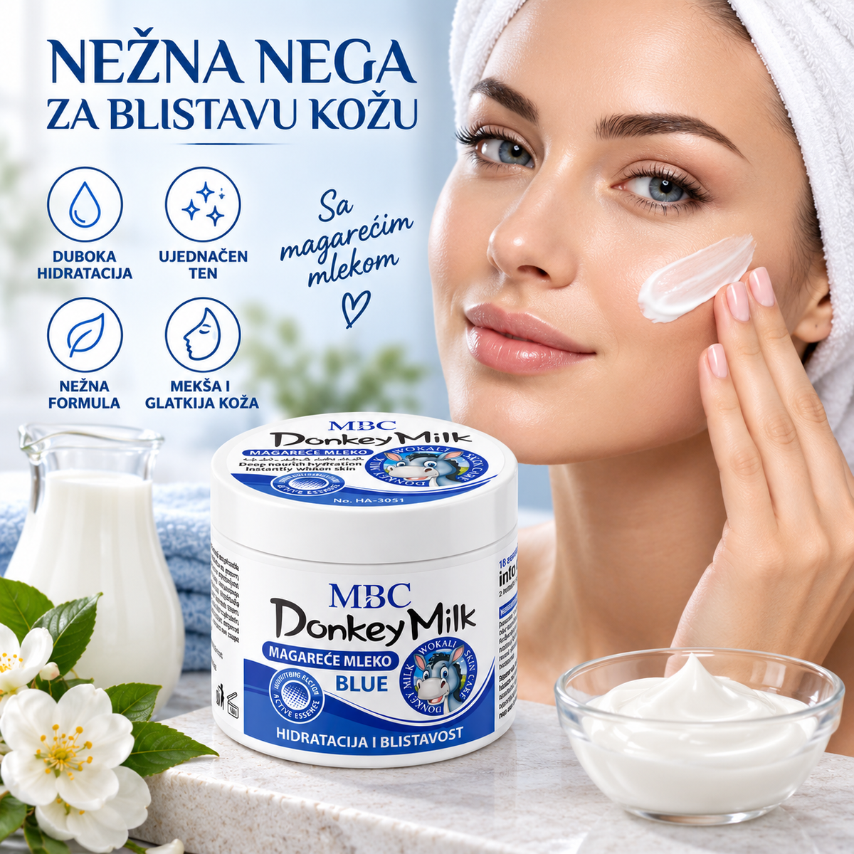 Donkey Milk krema sa magarećim mlekom – 1+1 GRATIS
