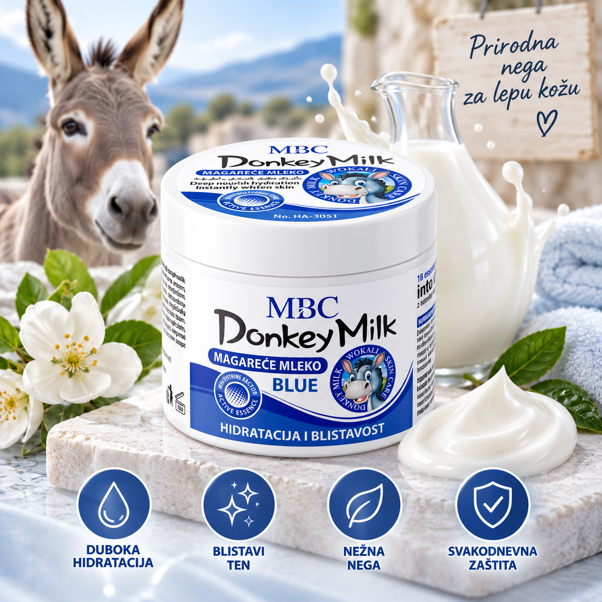 Donkey Milk krema sa magarećim mlekom – 1+1 GRATIS