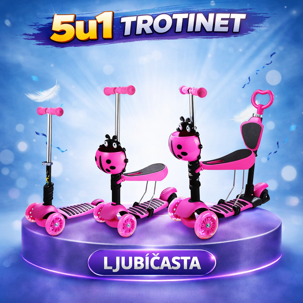 5u1 Trotinet za decu – igračka koja raste sa detetom 🐞